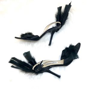 JIMMYCHOO Feather Heels!